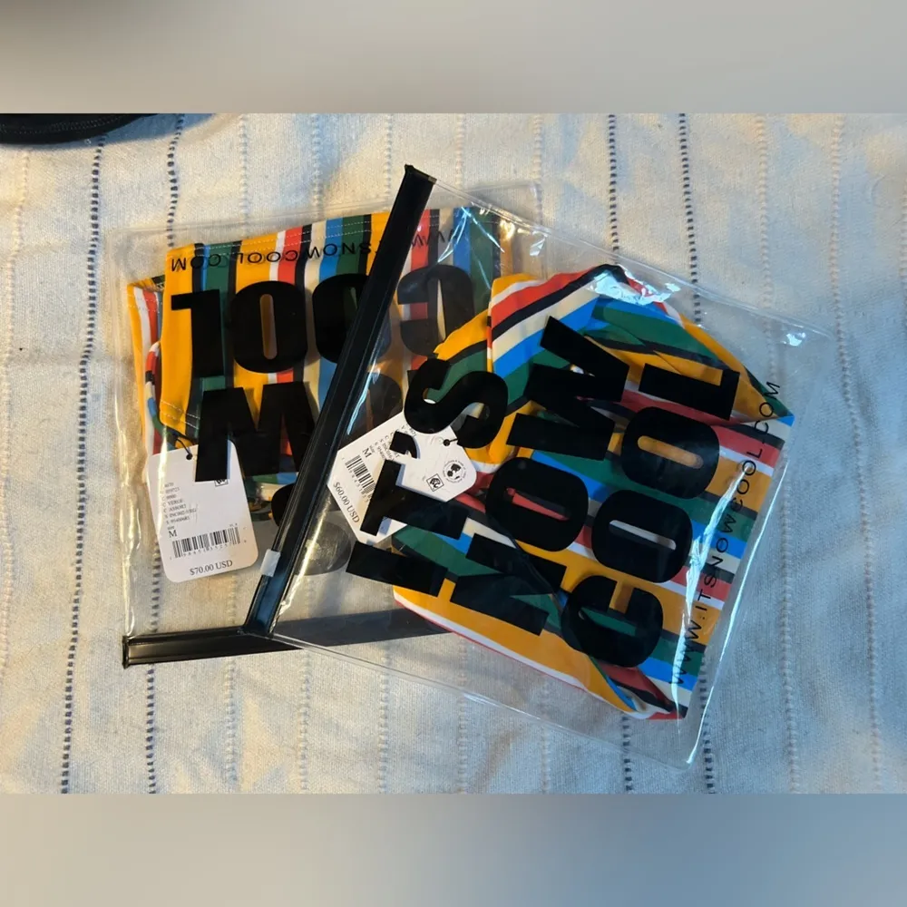 It's Now Cool The Stripe Bikini Top & Bottom Size M - Image 5