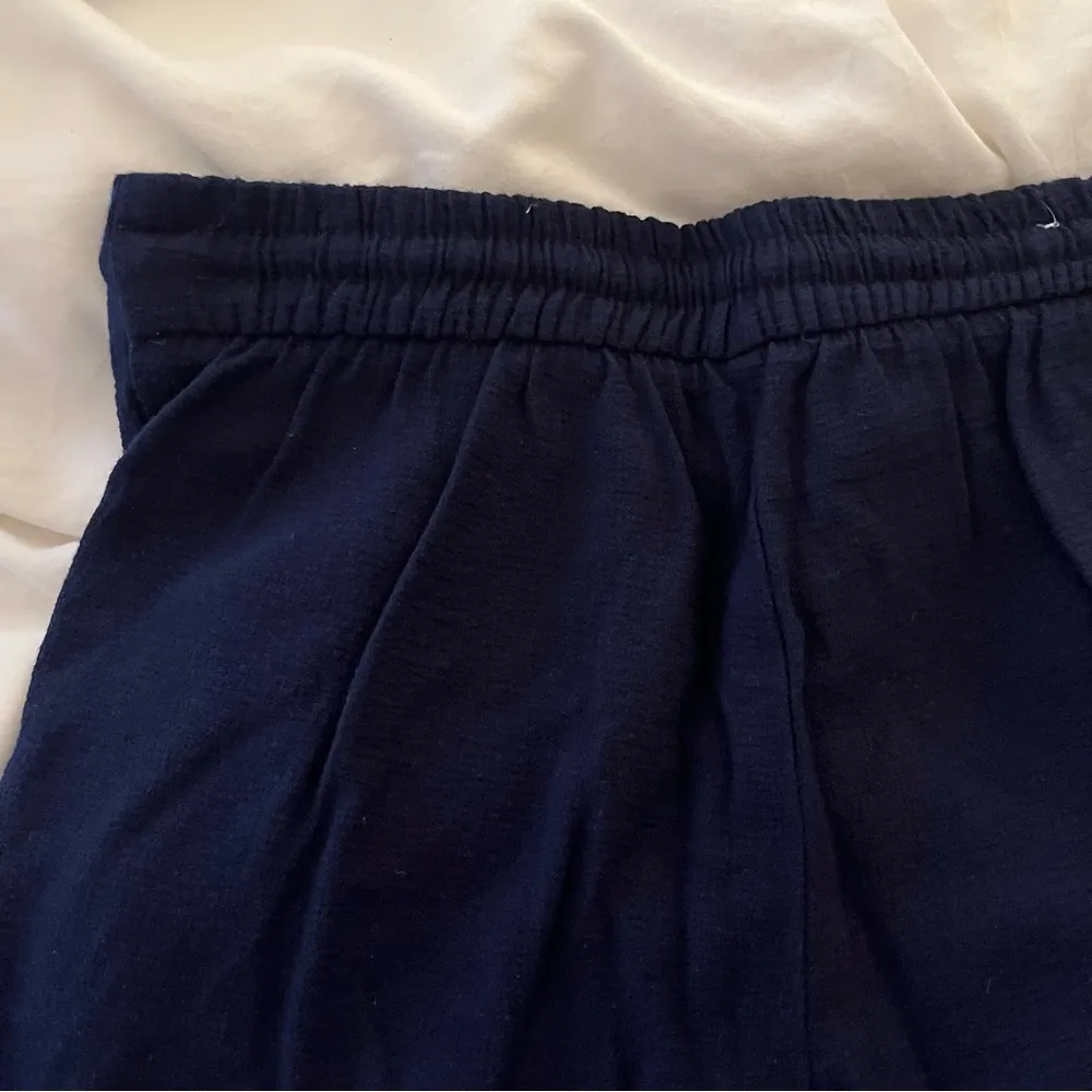 Zara | Navy Blue Zip Jogger Style Pants XS - Image 7