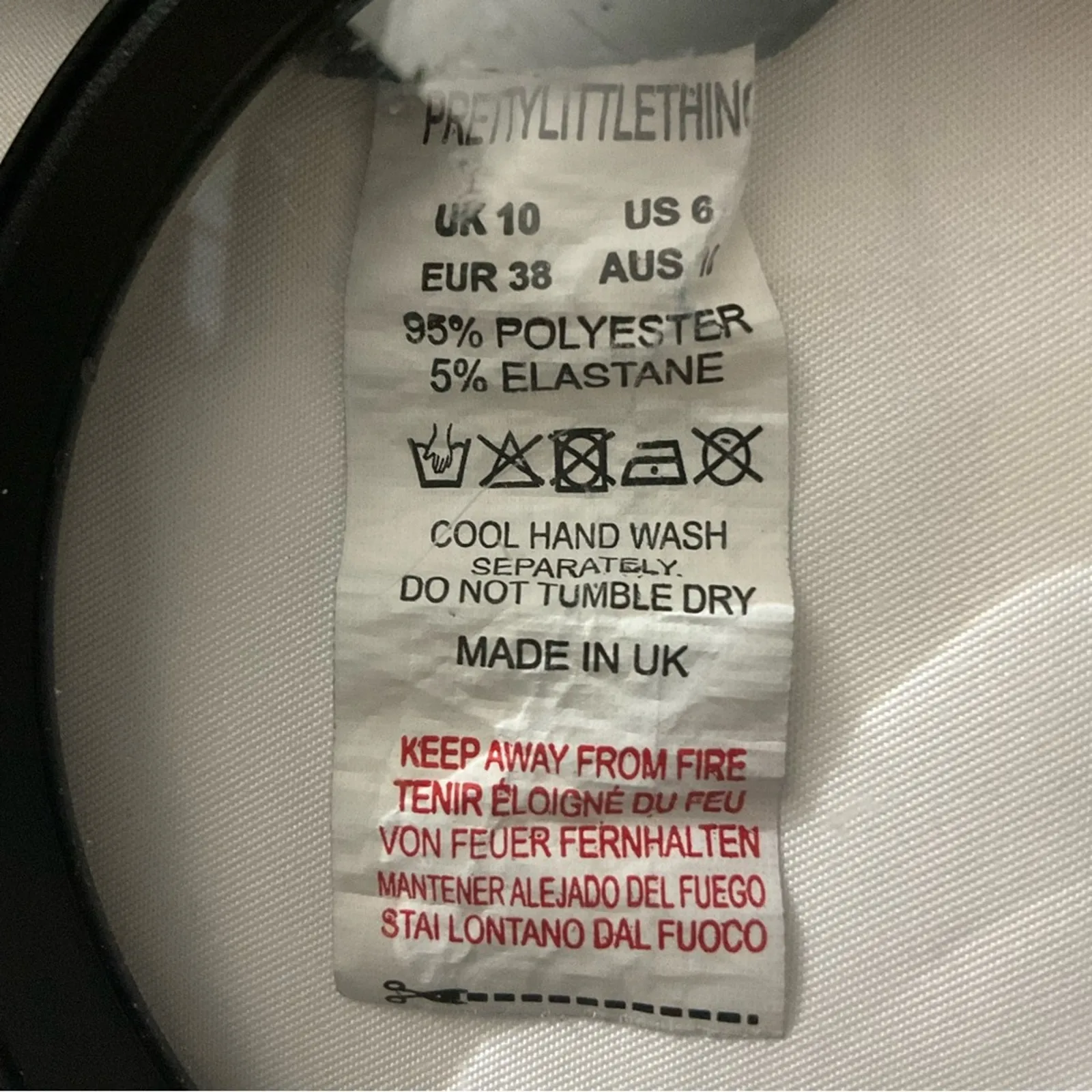 PrettyLittleThing Black Lapel Bodysuit 6 Balletcore Fairycore Witchycore Minimal - Image 7