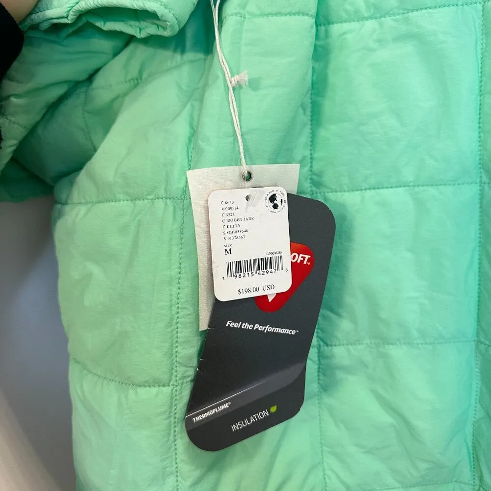 FREE PEOPLE Movement Pippa Packable Puffer in Bright Jade Size Medium NWT Green - Image 10