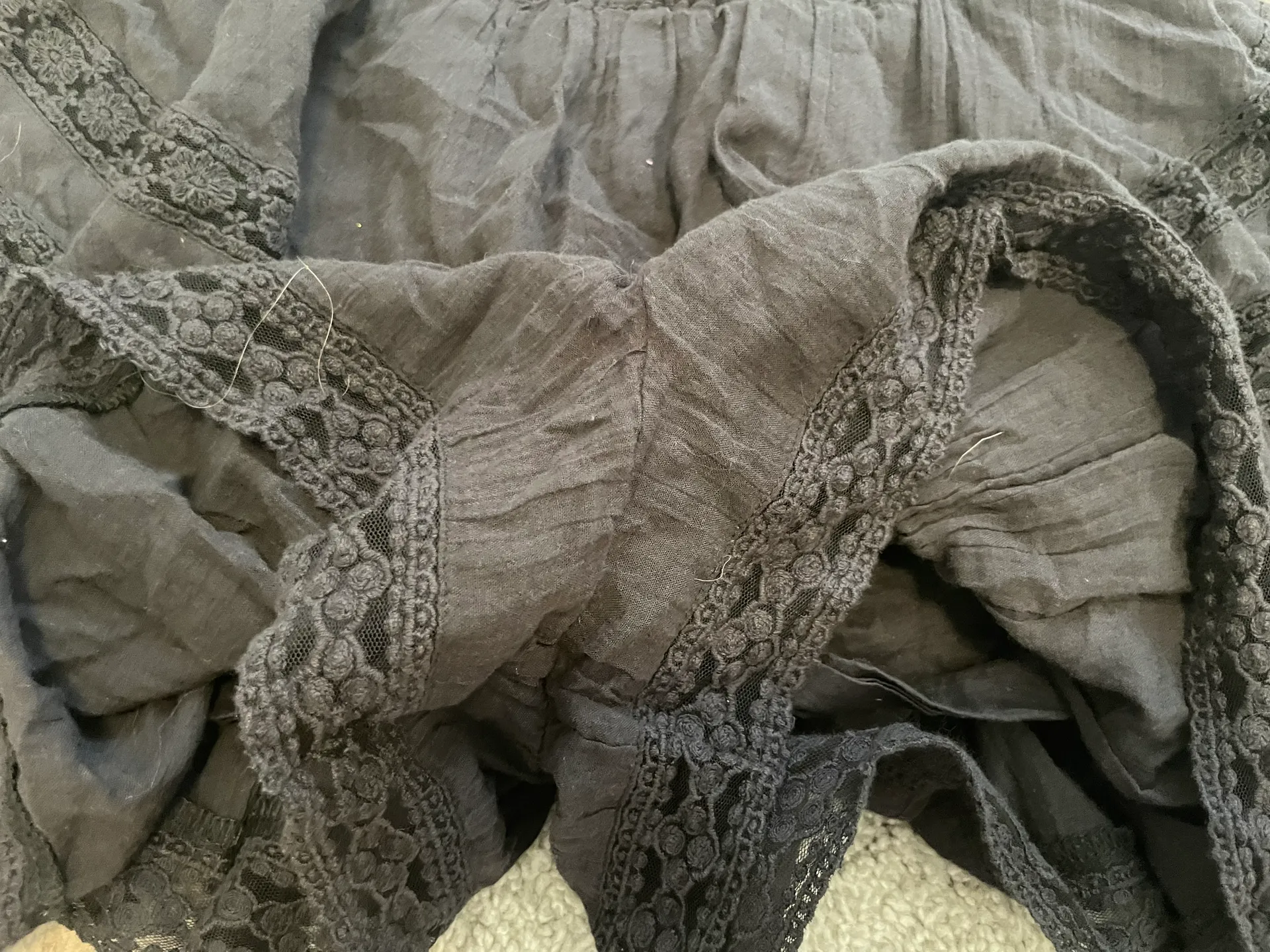 Outfitters Black Lace Shorts - Image 4