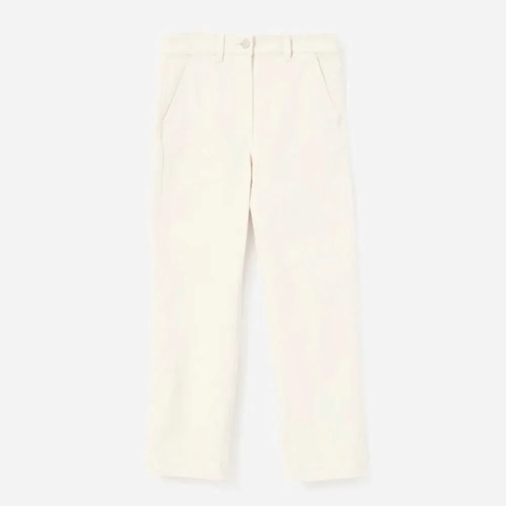 Everlane Cropped Straight Leg Jeans Sandstone Size 14 - Image 9