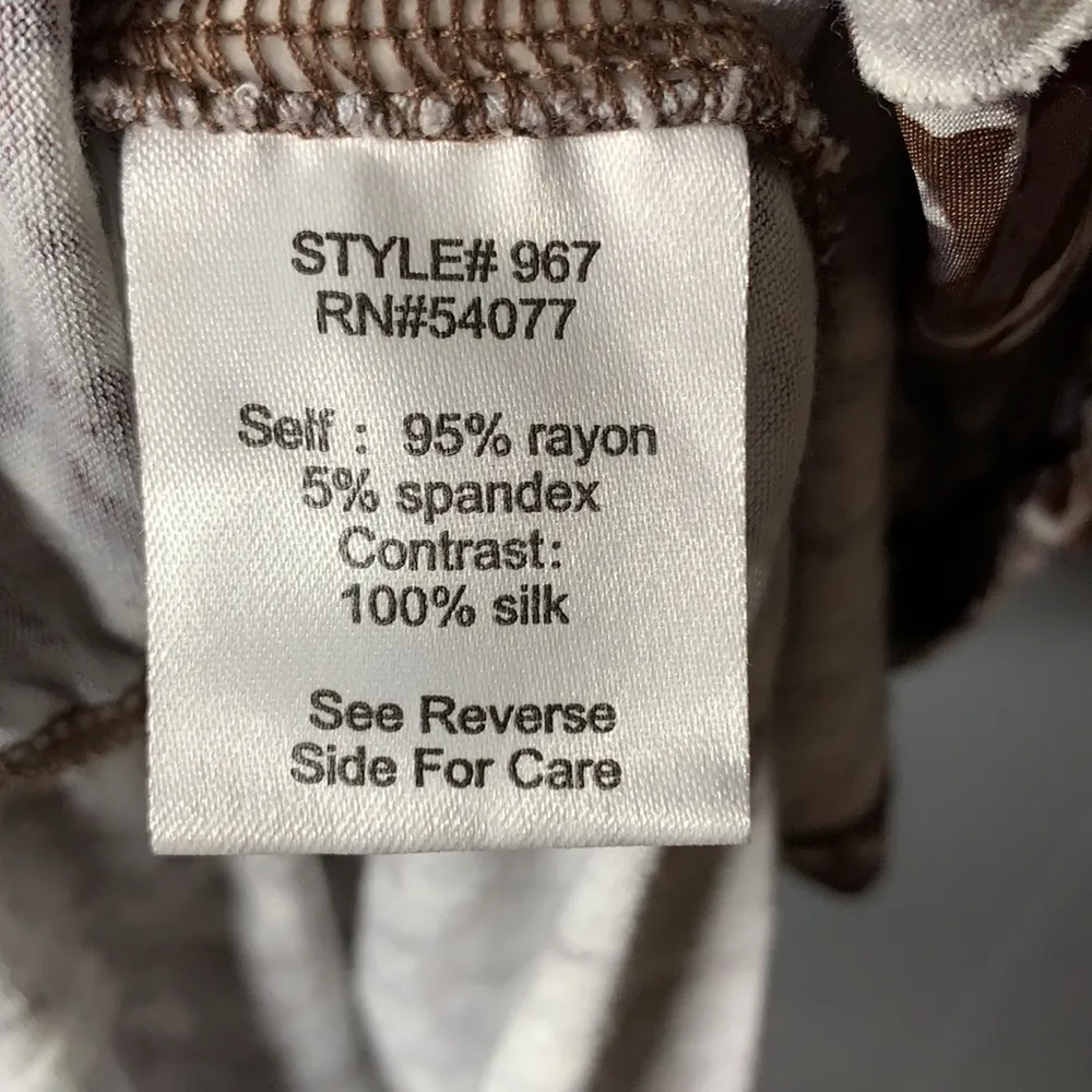 CAbi #967 Brown Cobblestone Ruched Tank‎ - Image 5