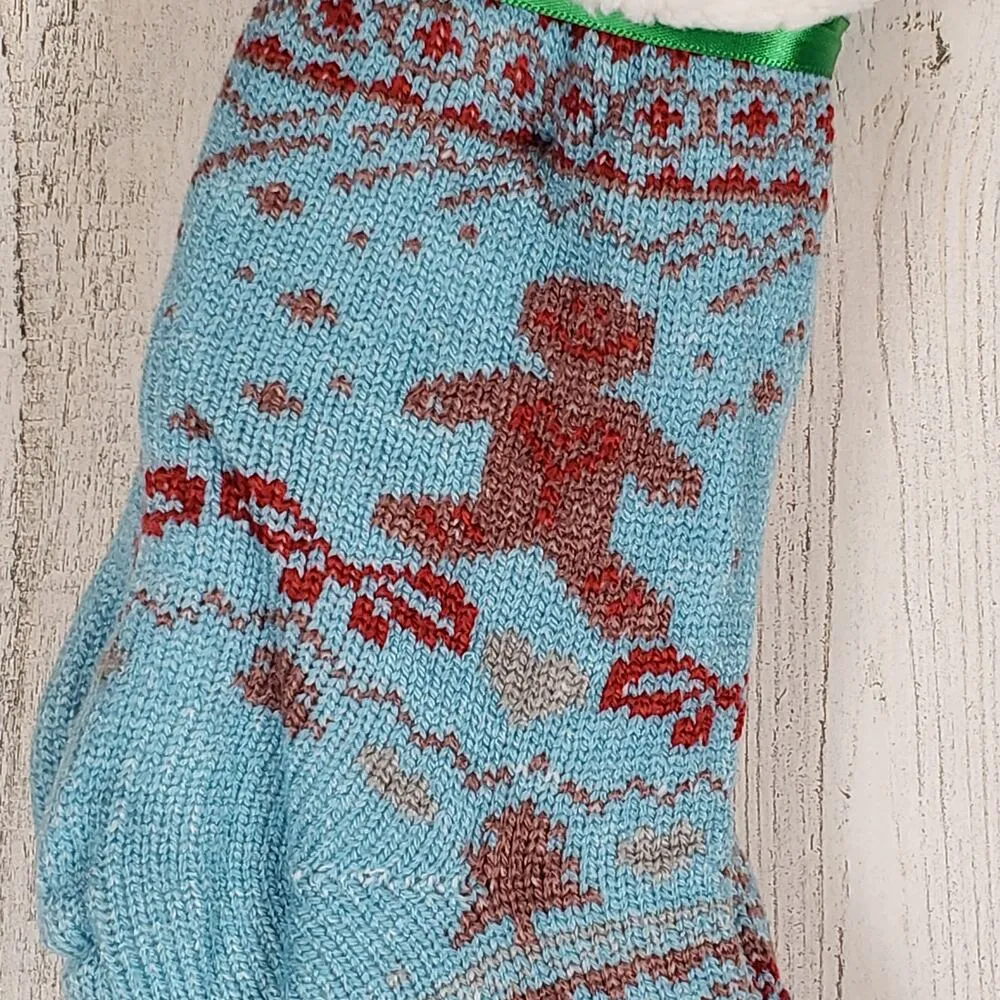 NWT Mari Clare Sherpa Lined Knit Winter Holiday Design No - Image 7