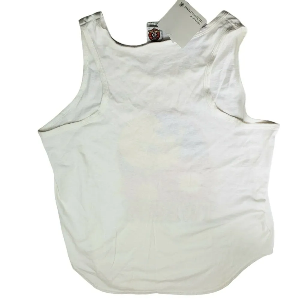 Vintage Tweety Bird Flower Tank Top Looney Tunes 1998 L/XL STAINED NWT - Image 2