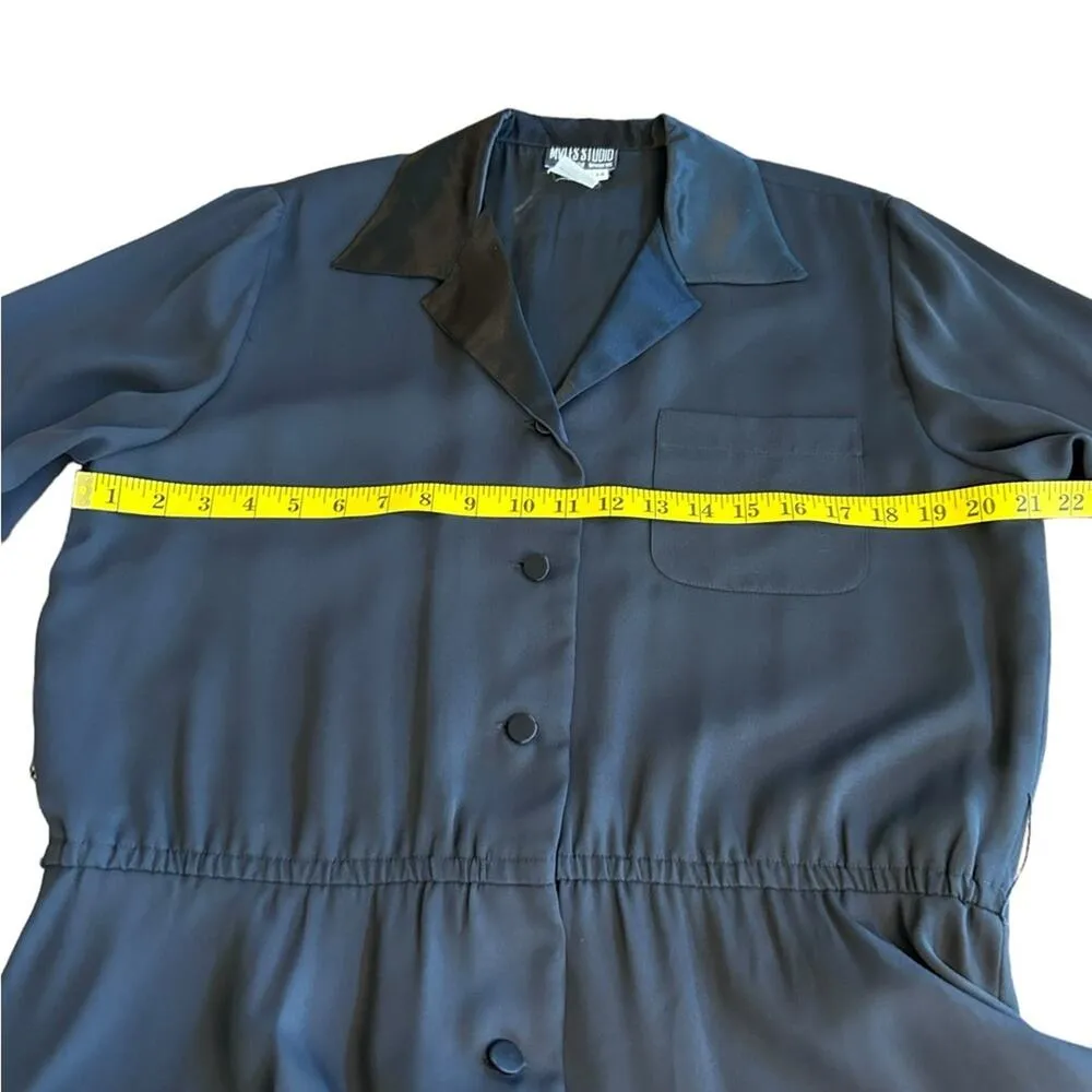 Rare Vintage Myles Studio For The Warrens Classic Elegant Black Dress - Image 6