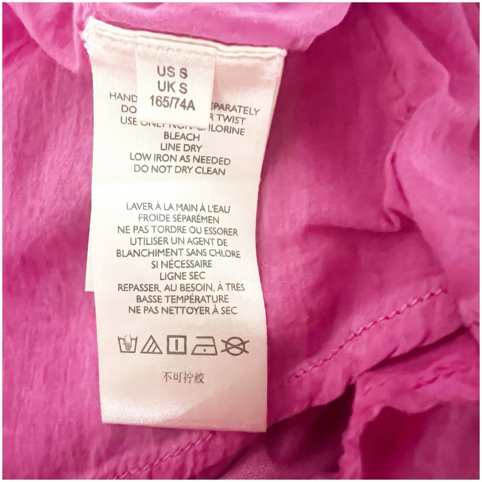 Pilcro By Anthropologie Distress Wash Flounce Peasant Mini Skirt Size Small Pink - Image 4