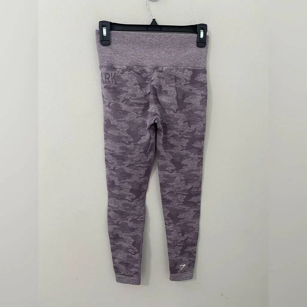 Gymshark Leggings - Lavender Camo‎ Size Small - Image 2