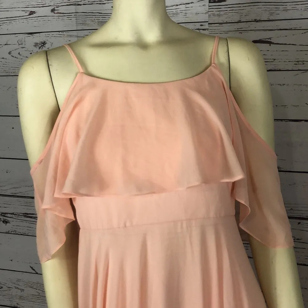 ADELE RUFFLE MAXI DRESS size large - Image 8