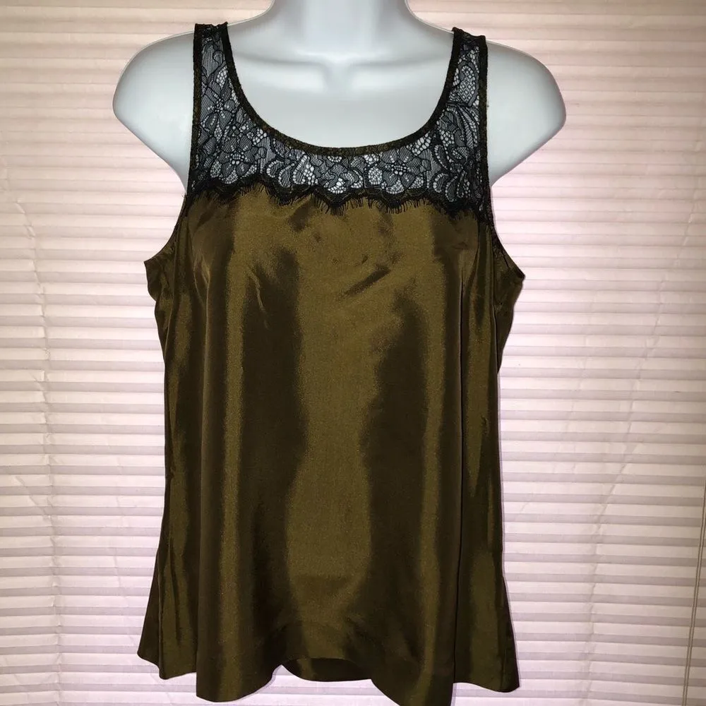 J Crew 100 % Silk Sleeveless Blouse - Image 2