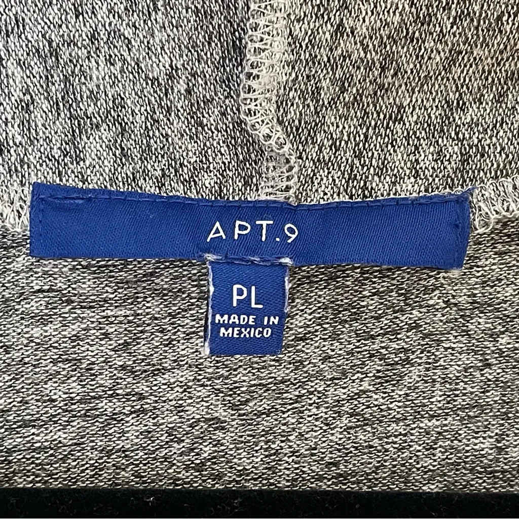 Apt. 9  | Petite Heather Gray Open Front Cardigan | PL - Image 5