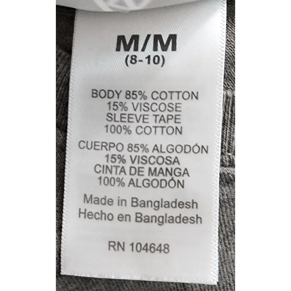 Virginia Tech Hokies Long‎ Sleeve Spirit Jersey Gray Red Women's M/M Size M - Image 4