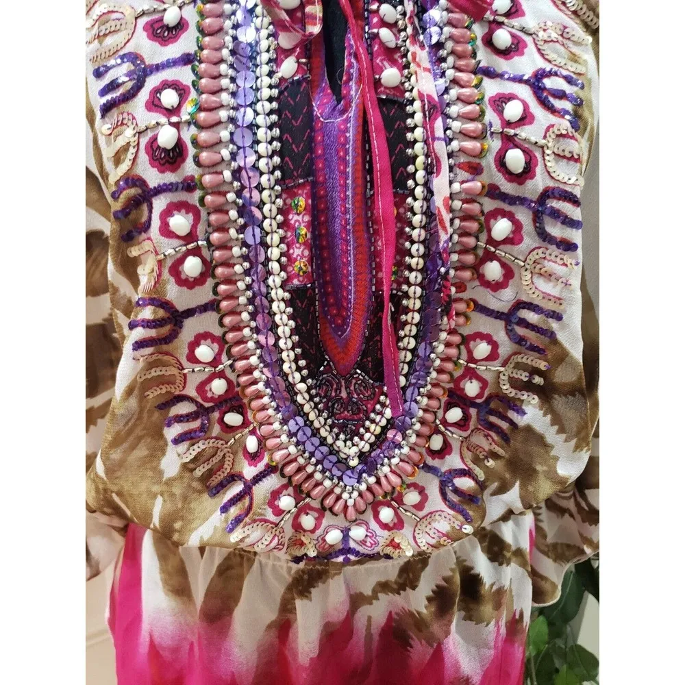 Nouveau Beach Women Multicolor Polyester V - Image 3