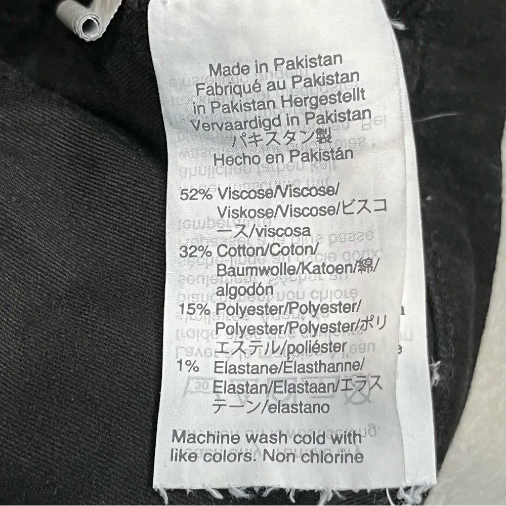 Madewell Bennett Black Denim Roadtripper Jeans Pants size 28 - Image 9