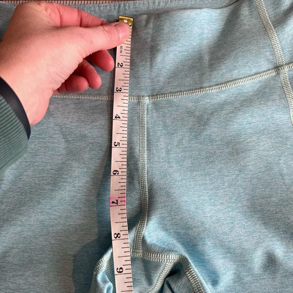 Outdoor Voices Women's Warmup Leggings‎ Cropped Gym Pool Blue Small yoga - Image 7