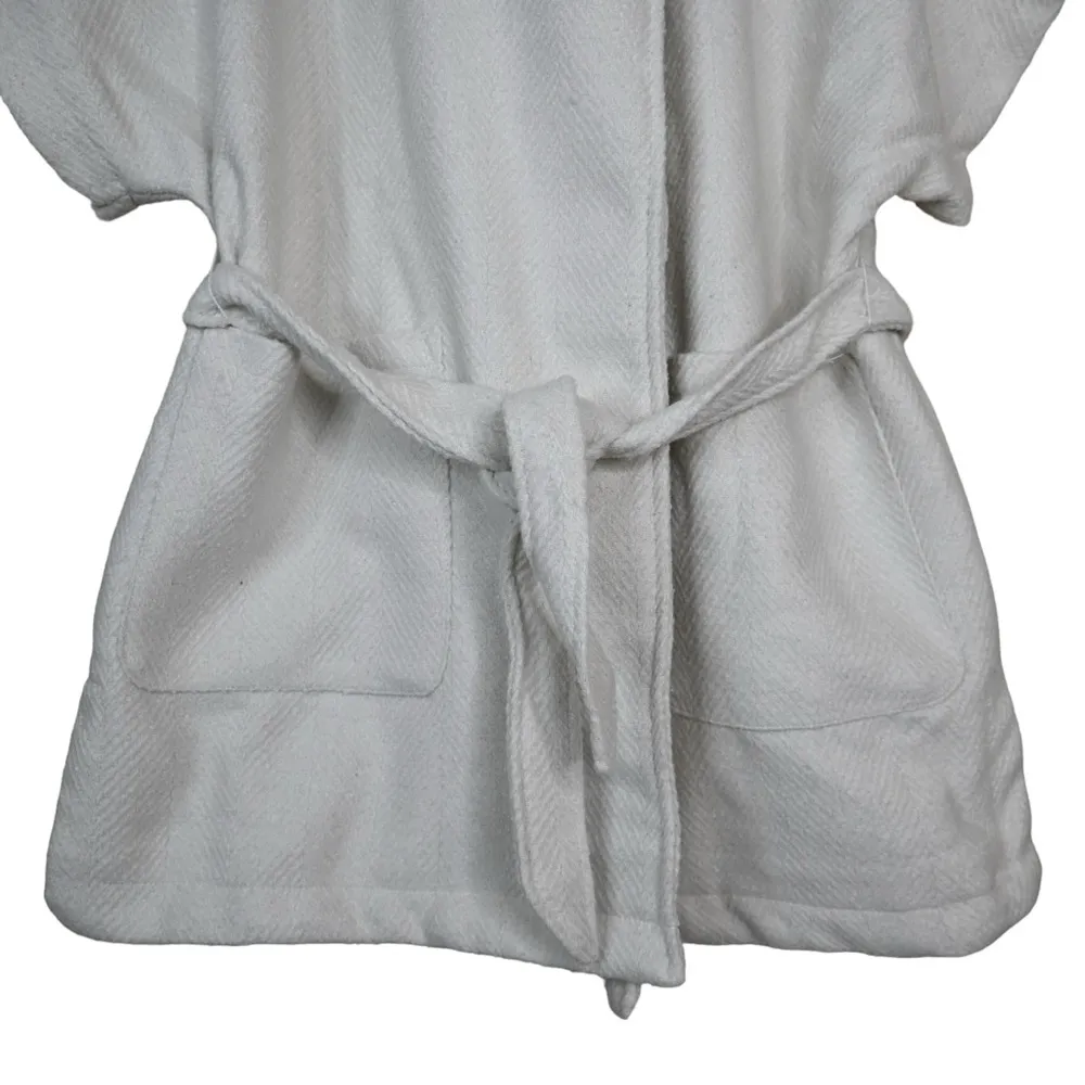 Sanctuary Cocoon Teddy Coat in Creme Womens XL NEW - Image 6