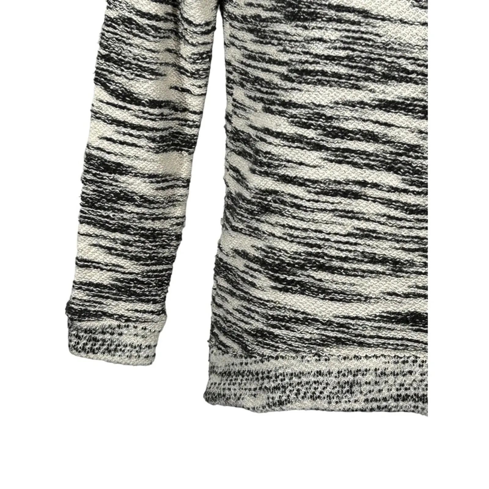 Anthropologie Lou & Grey Marbled Space Dye Zipper‑Back Sweater Size XXS - Image 4