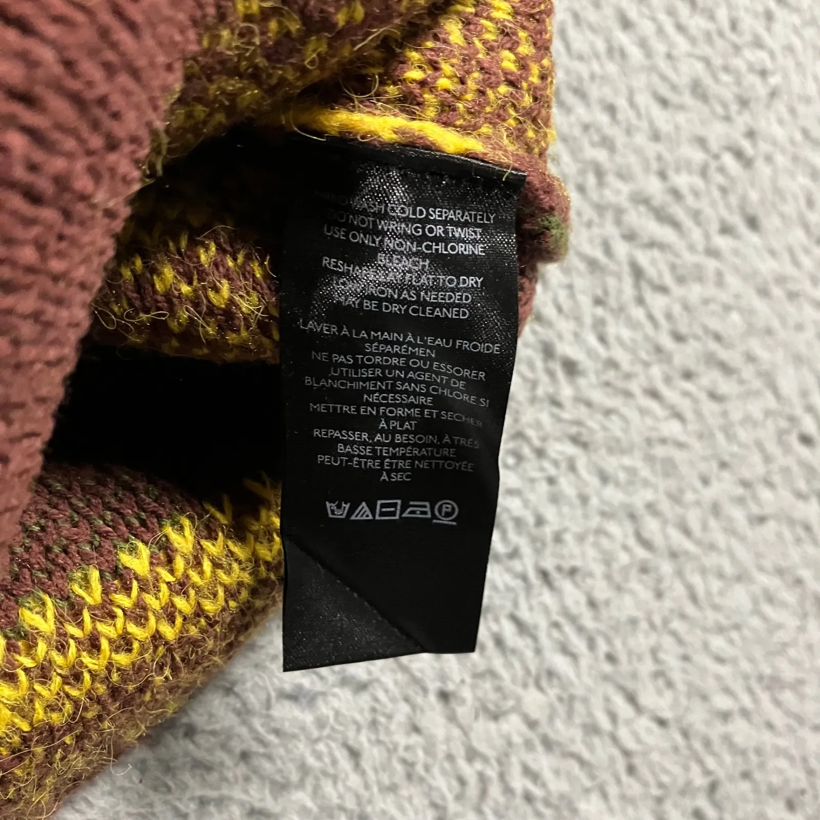 BDG Urban Outfitters Oversized Sweater Women Small Cropped Abstract Floral Daisy - Image 9