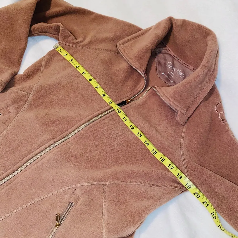 CALVIN KLEIN Performance Fleece Jacket sz S - Image 4