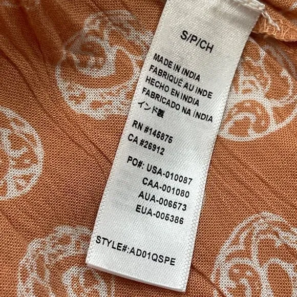 Amuse Society Women's Spellbound Woven Mini‎ Dress in Cognac Size Small - Image 6