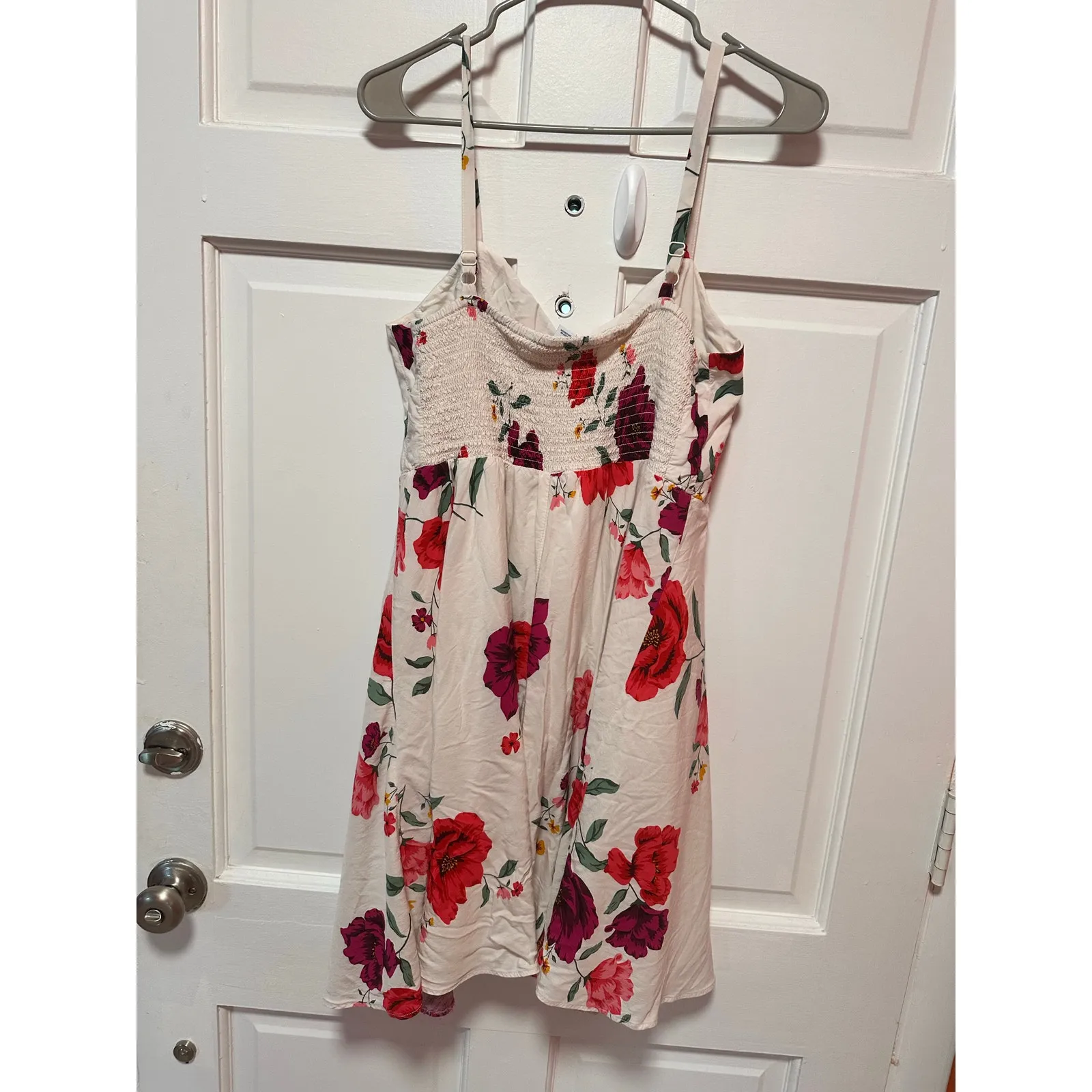Old Navy Fit and Flare Cami Dress Floral Print Size Large - Image 6