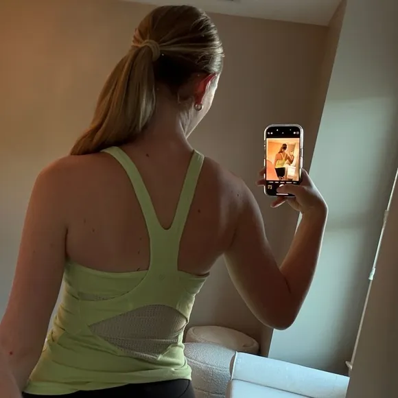 Lululemon Crossback Tank Clear Mint - Image 2