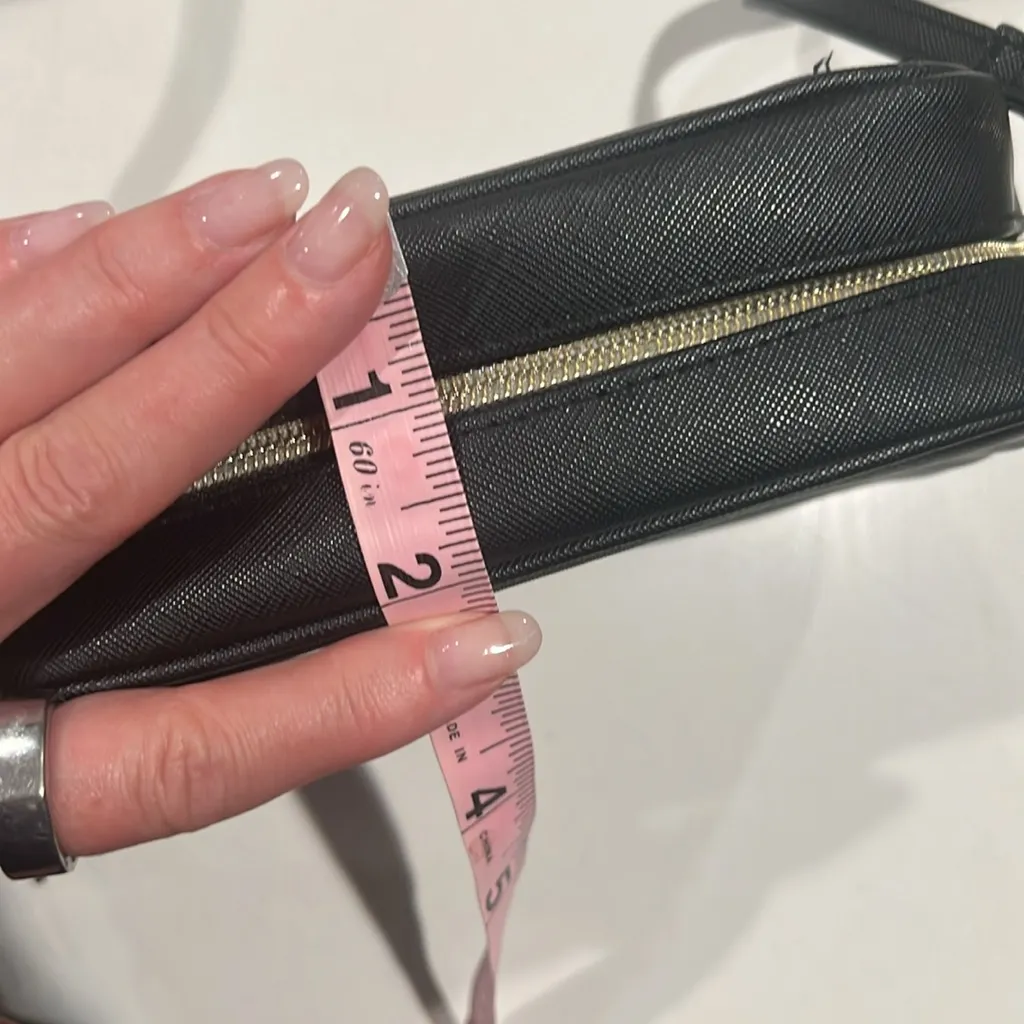 Victoria's Secret Black Crossbody Bag with Tassel - Image 5