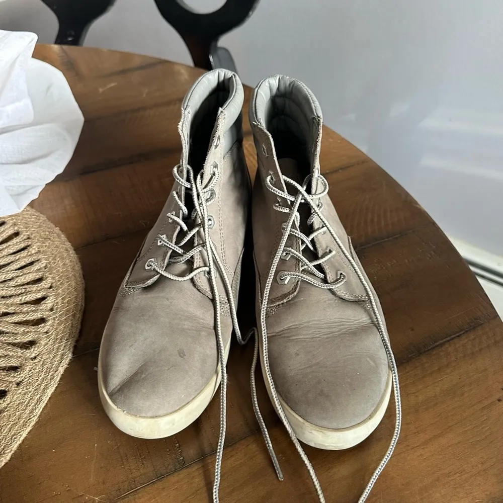 Timberland Gray High-Top Boots - Image 3