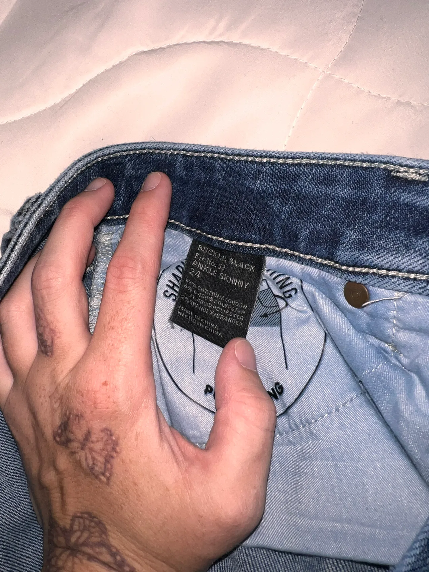 Buckle BKE Black Skinny Jeans - Image 4