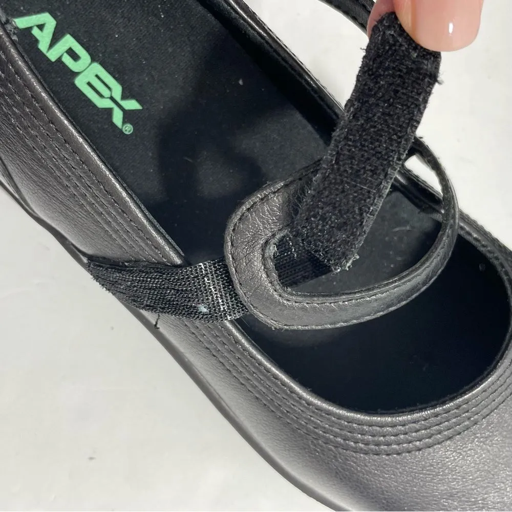 Apex Women's Dress Shoe Petals Janice Mary Jane Black‎ Size 7 X - Image 6