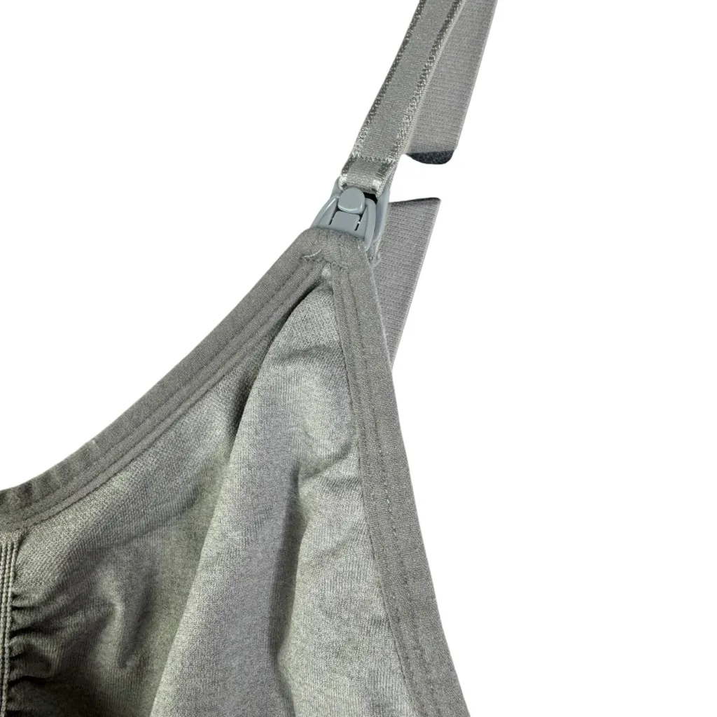 Motherhood Bundle of 2 Maternity Casual‎ Dresses Breastfeeding Gray Pink Small S - Image 4