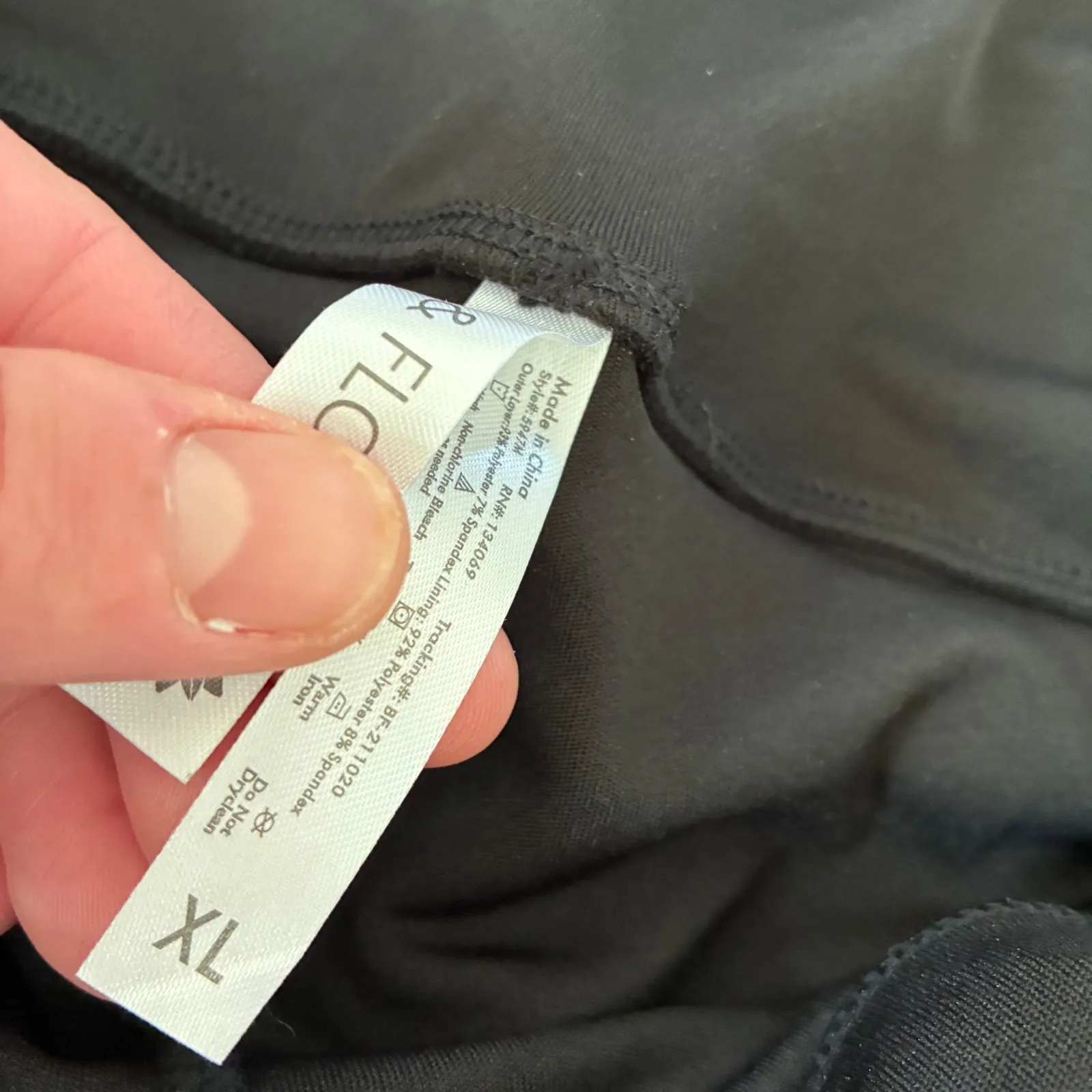 New EBB & FLOW Black Skort Built in Bike Short Athletic Tennis Golf Sporty XL - Image 4