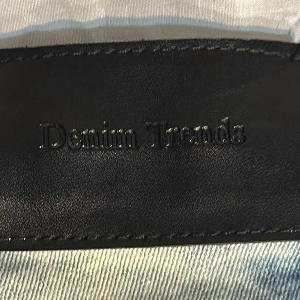 Denim Trends Size 14 Inseam: 27 inches Straight Blue - Image 14