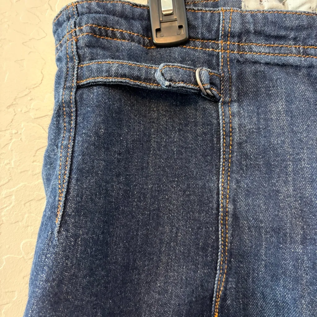 Pilcro anthropologie denim jean shorts with belted details and elastic waist 28 - Image 3