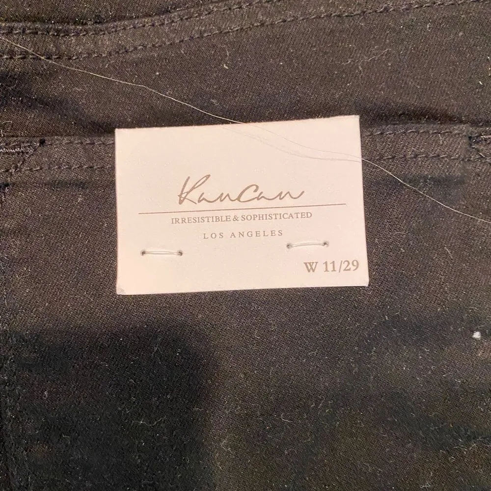 #125 KANCAN Short Black Jeans Shorts - Image 8