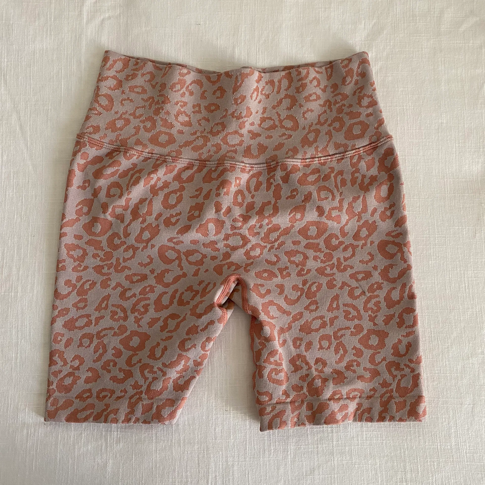 SheIn Leopard Biker Shorts - Image 2