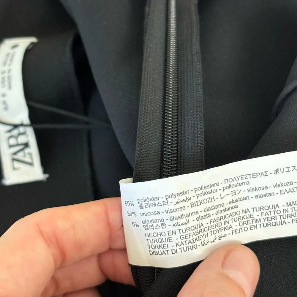 NWT Zara Fitted Midi Skirt with Cutout Corset Detail - Size S - Image 10