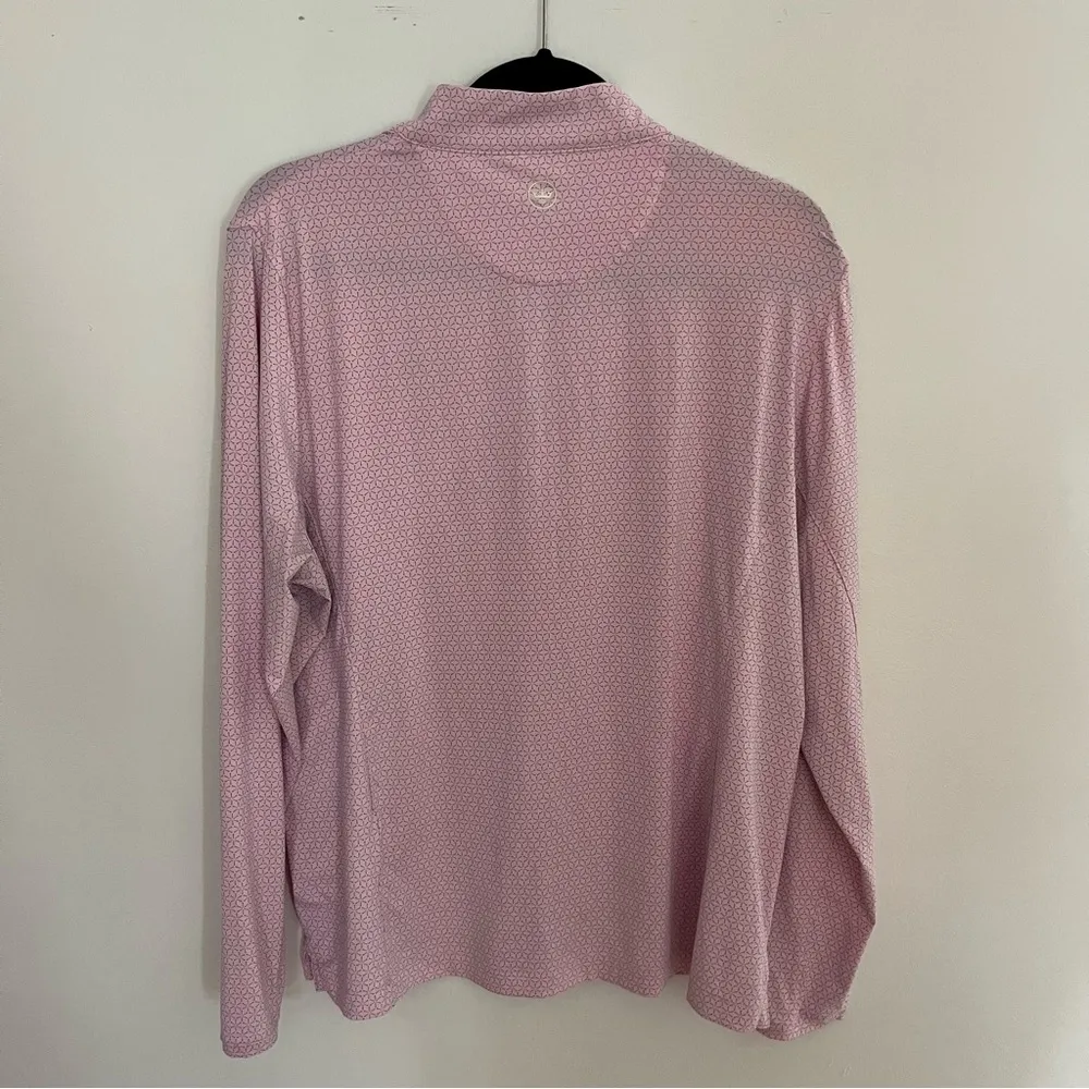 Peter Millar Lightweight Sun Shirt Pink UPF 50 - Image 3