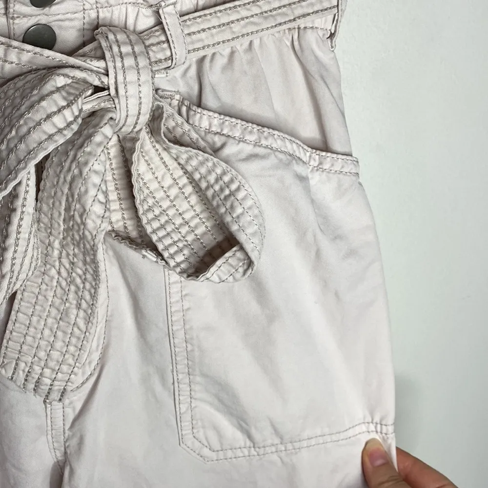 Abercrombie & Fitch paperbag ultra high waist front tie carpenter pants size XS - Image 9