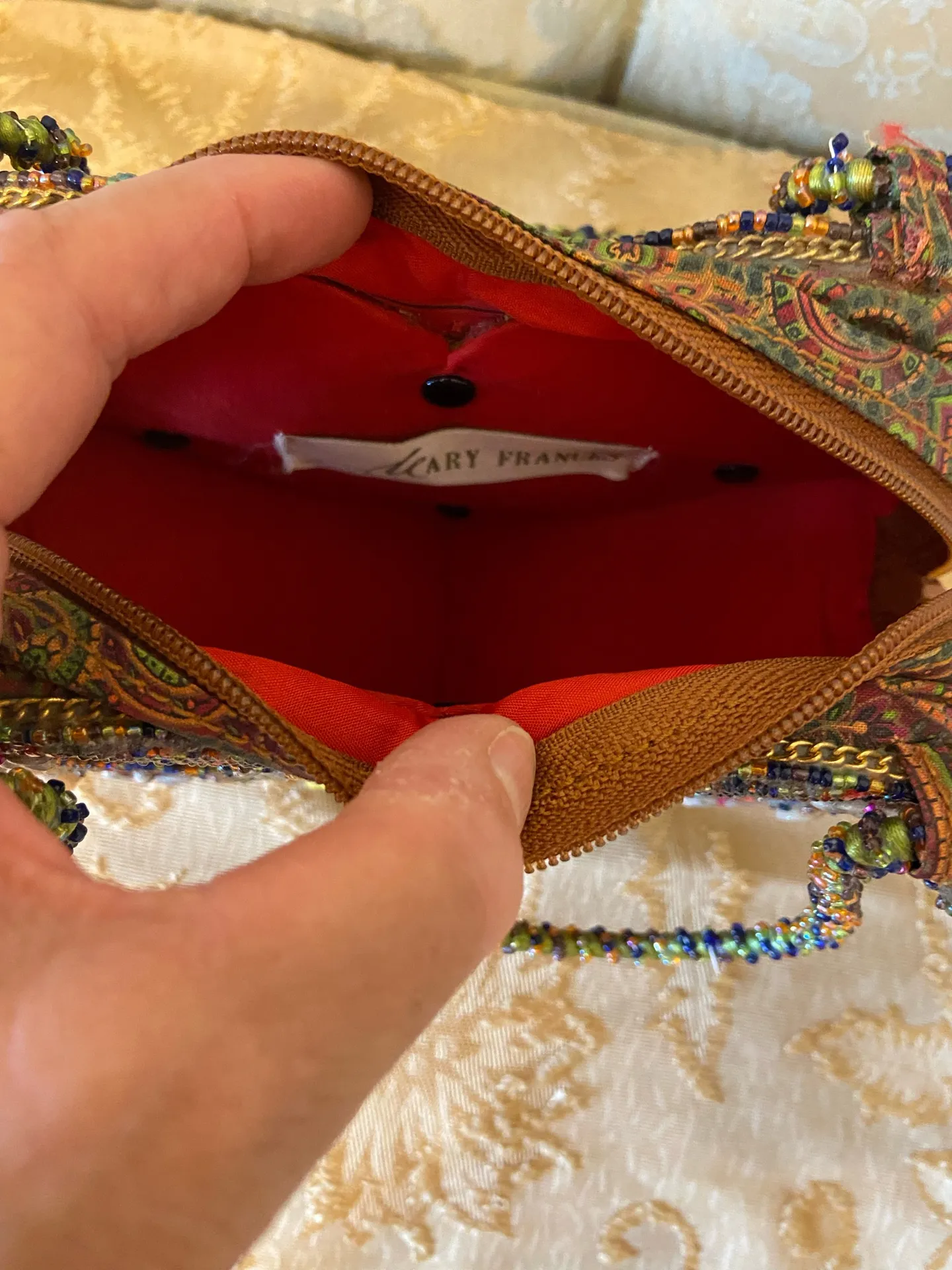 Mary Frances Beaded Heart - Image 9