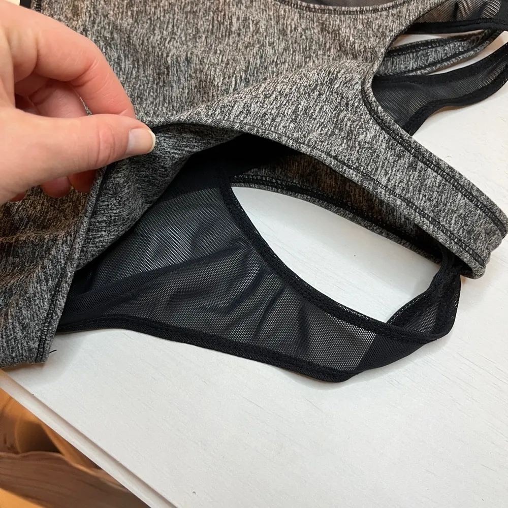 Free People Movement High Neck Mesh Layered Sports Bra Sz S - Image 4