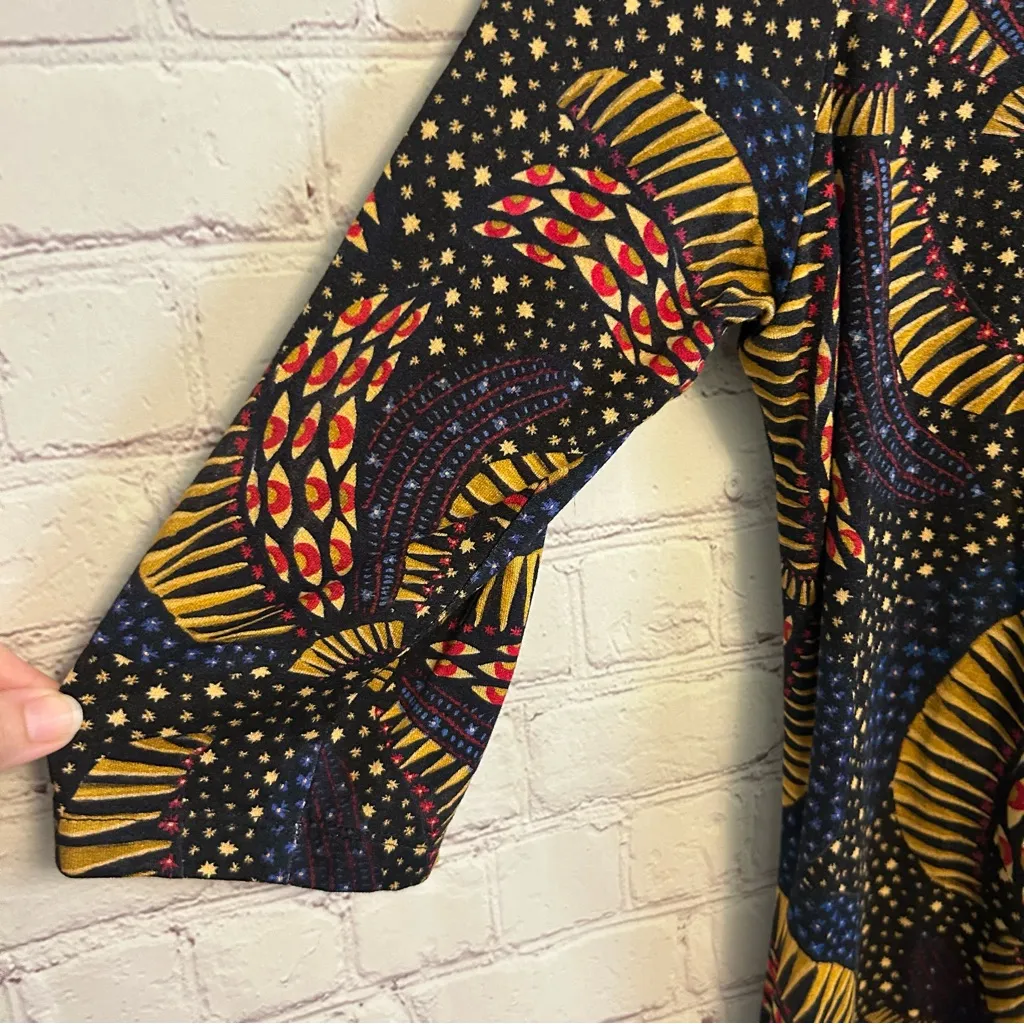 Farm Rio New Black Wild Bananas Jersey Stretch Dress size XL coastal chic - Image 12