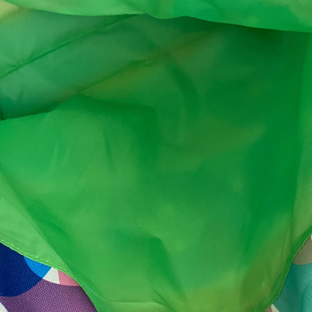 Clinique Colorful Circle Design Tote Blue - Image 3