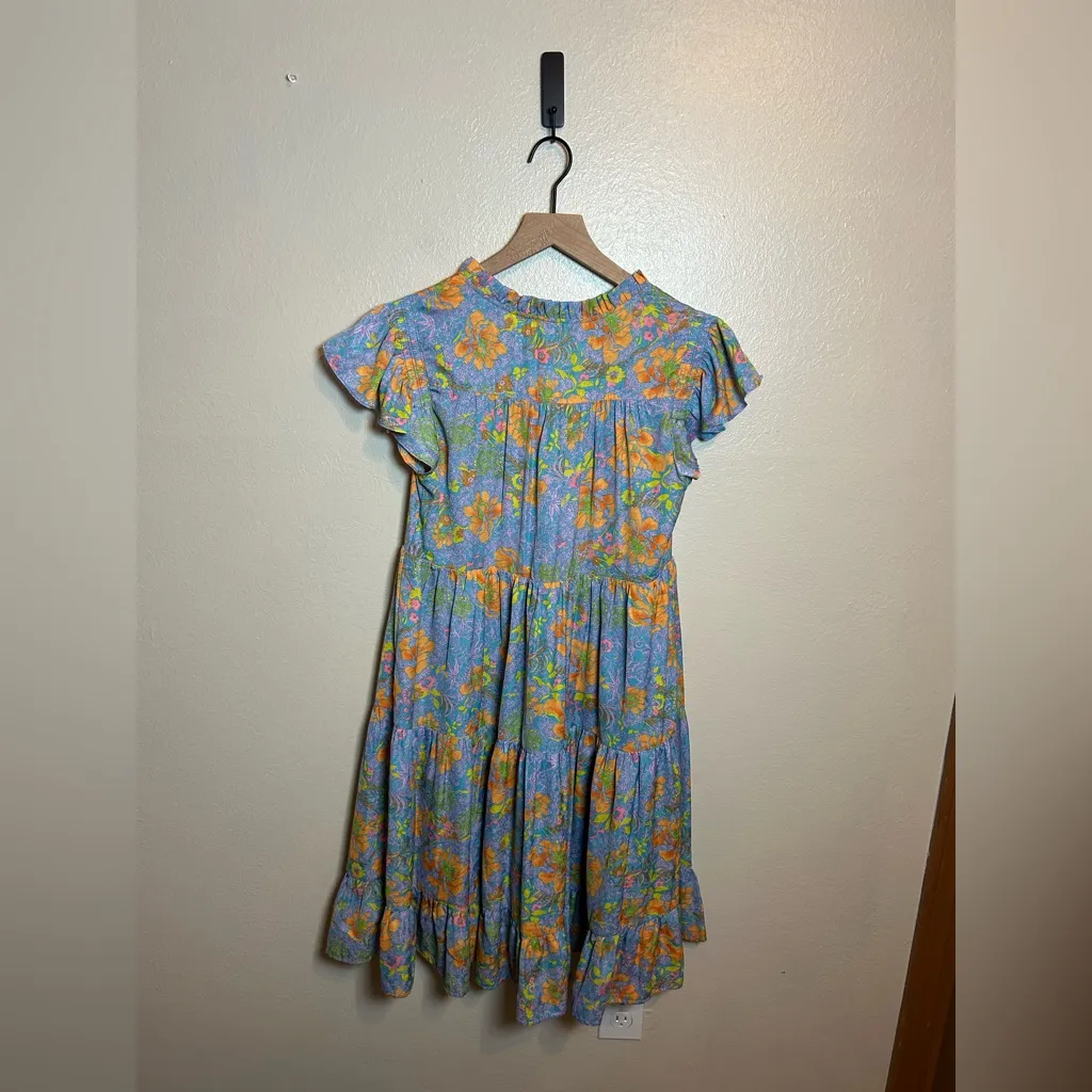 Current Air Floral Ruffled Tiered Mini Dress‎ - Image 6