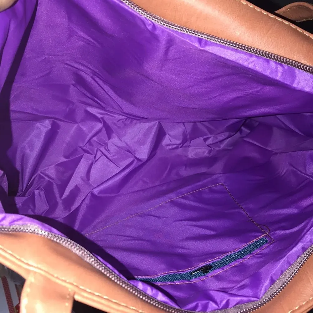 FAUX LEATHER SOFT LIGHT BROWN VERSATILE TRENDY SHOULDER BAG - Image 40