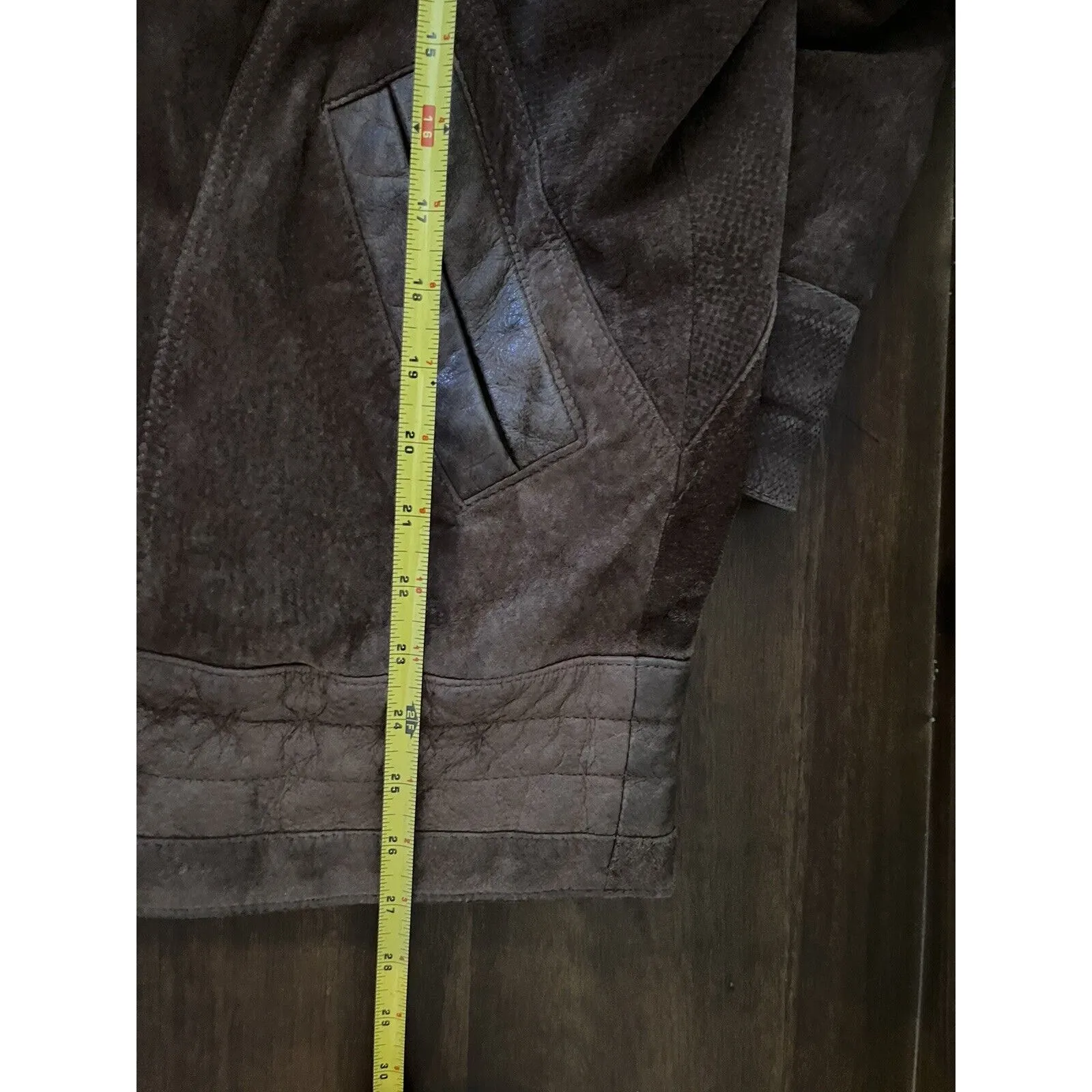 "The Leather Ranch" Genuine Leather Brown Suede Jacket Womens Medium? Western - Image 9