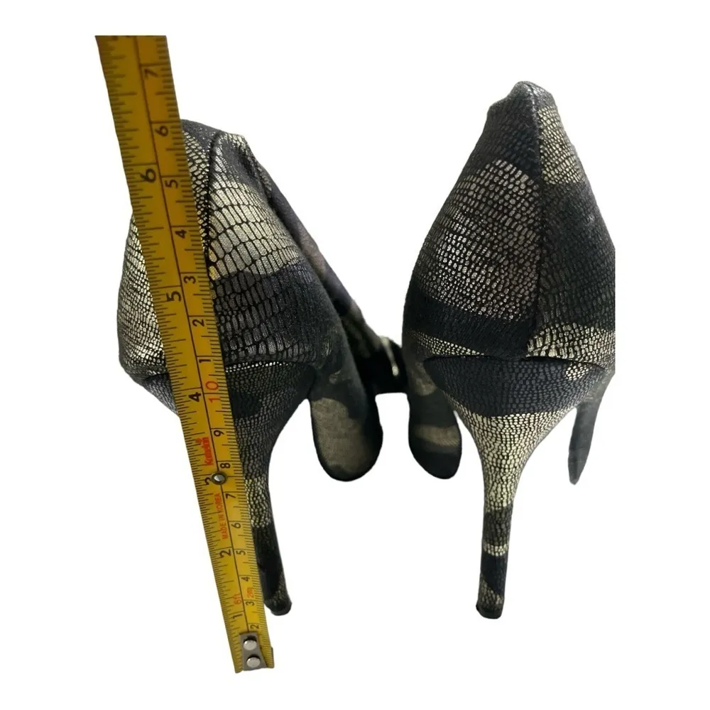 * Mackin J Thigh High Camo Boots * Sexy Stiletto Heels size 7 Green - Image 13
