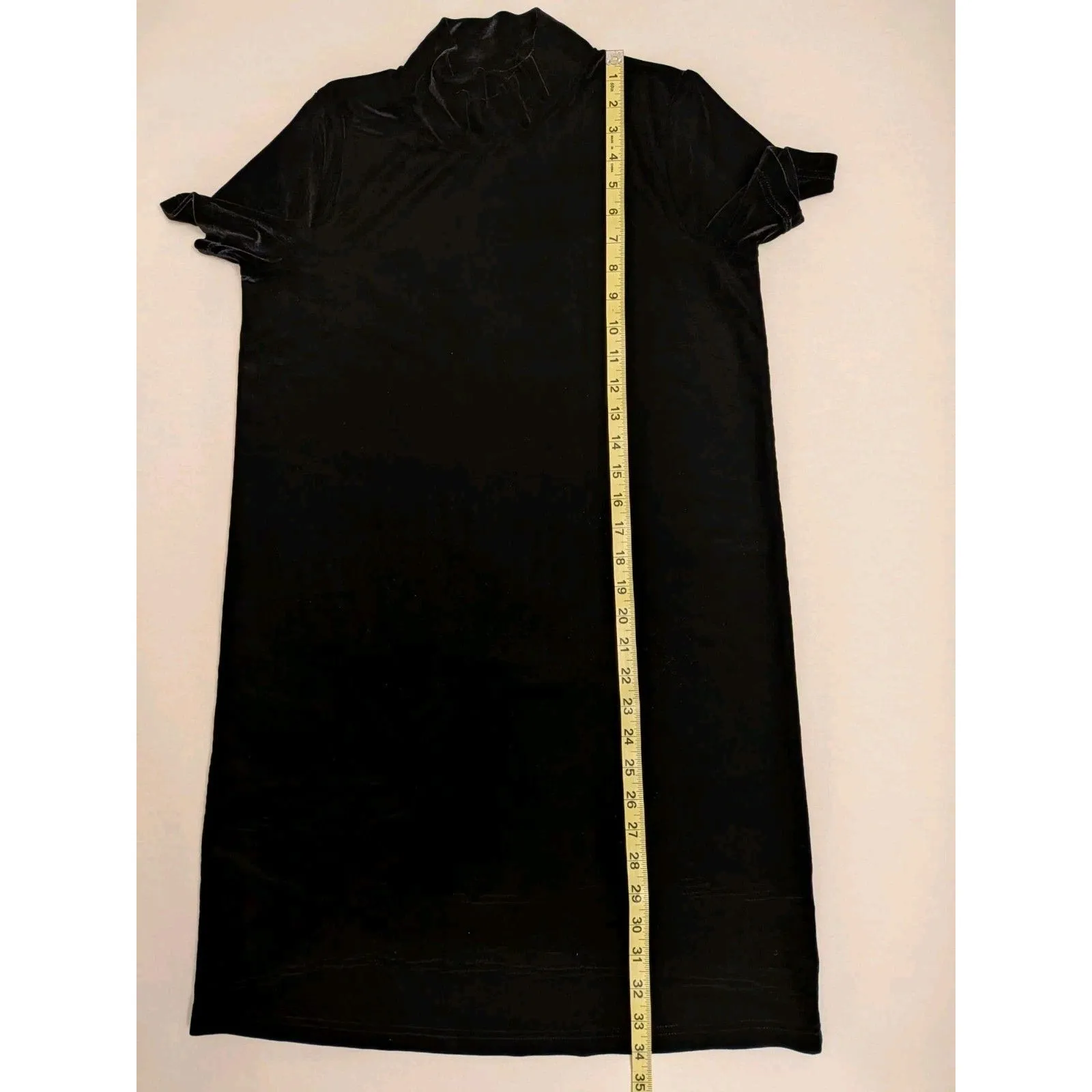 Madewell Wmn Sz S Velvet Mini Shift Dress 90s Y2K Retro Whimsygoth Goblincore - Image 3