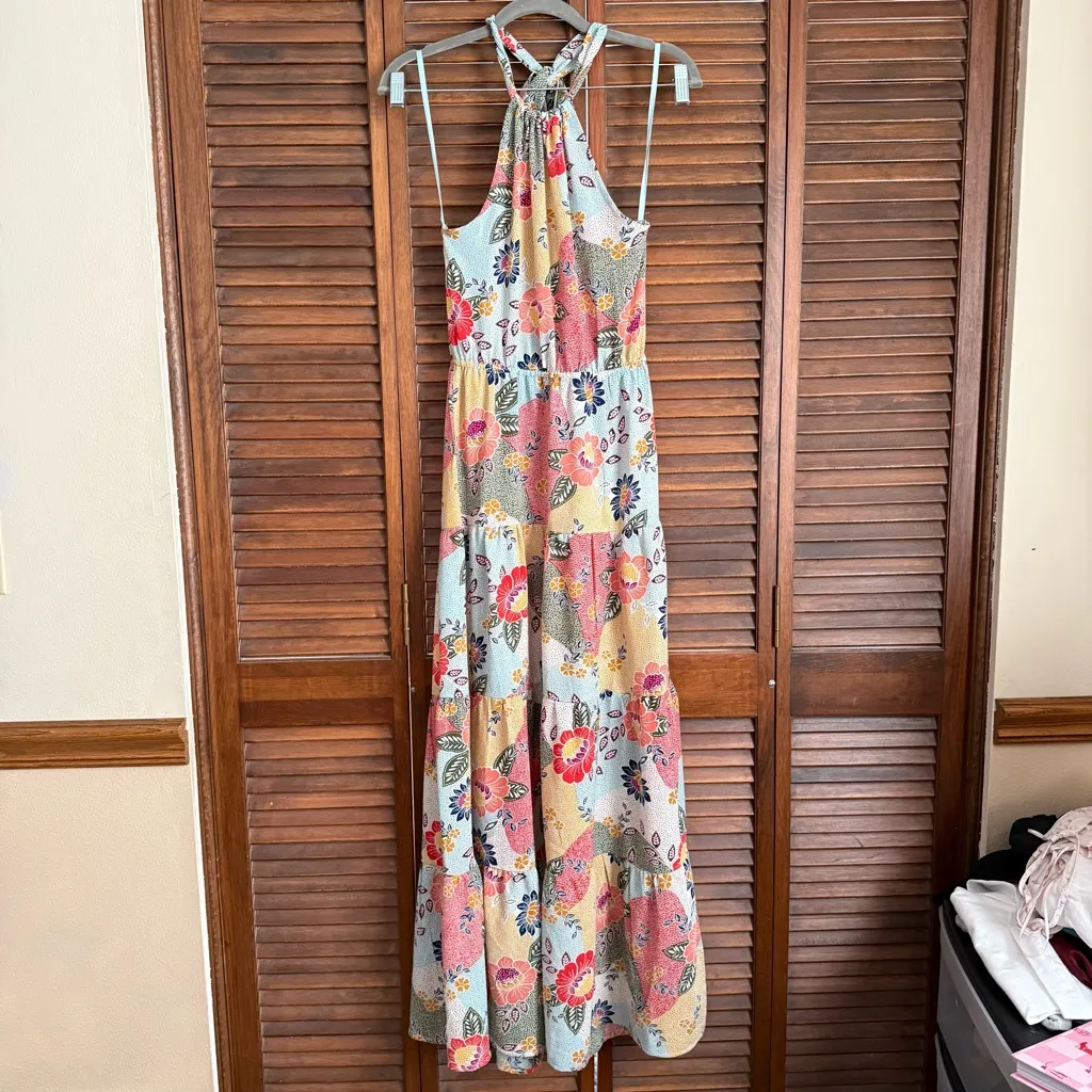 🌟NWT Monteau Multicolor Floral Maxi Dress - Image 2