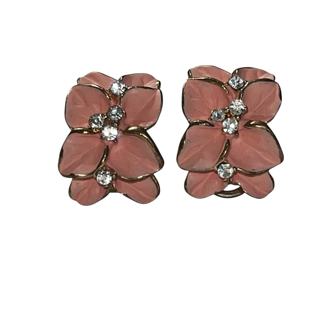 Navachi 18k Gold Plated Earrings Pink - Image 3